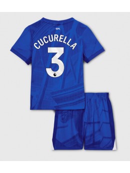 Chelsea Marc Cucurella #3 Dječji Domaci Dres kompleti 2025-26 Kratak Rukavima (+ kratke hlače)